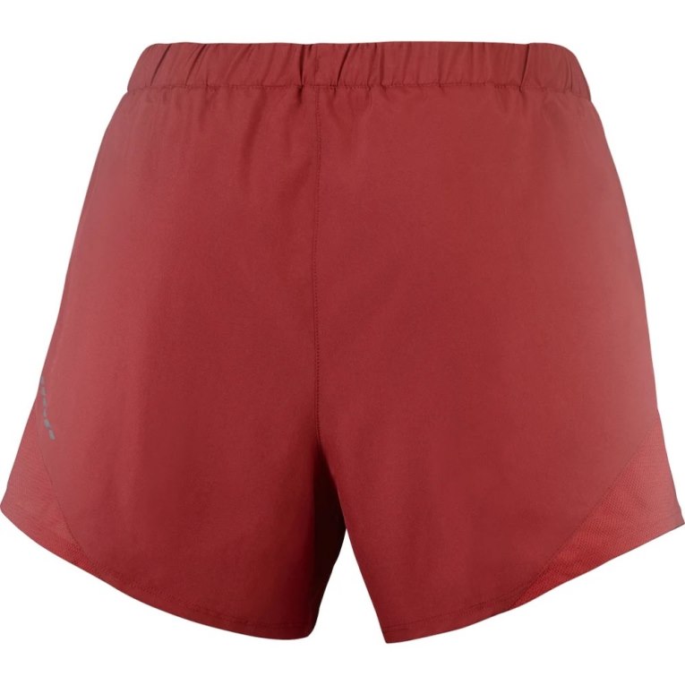 Red Salomon Cross Rebel 4'' Women's Running Shorts | IE OS6950